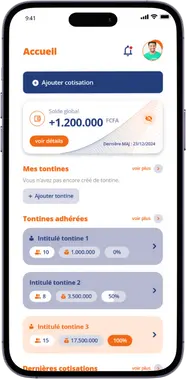 Screenshot of KomKom app interface